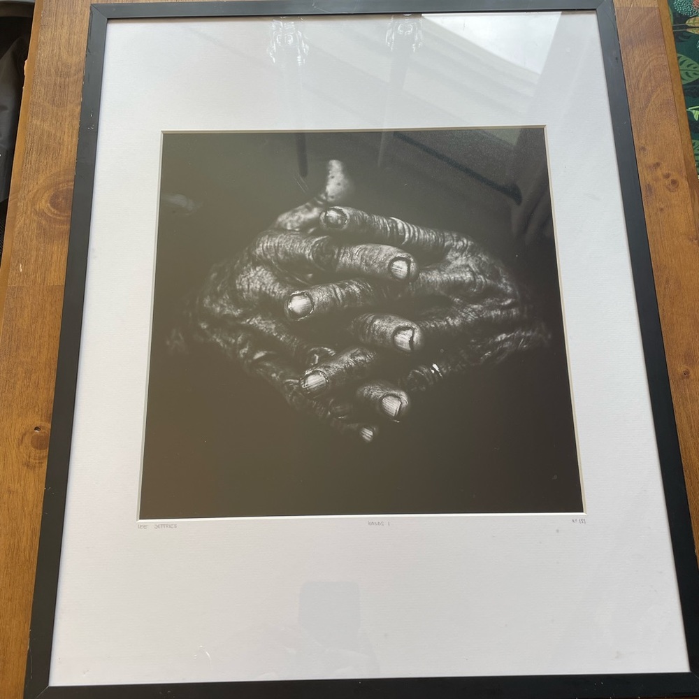 Lee Jeffries limited edition hands I print #181